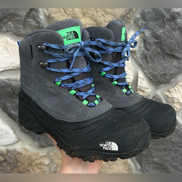 The North Face Other - The North Face Chilkat Boots Kids Sz 7 Lace Up Waterproof Hiking Outdoor Winter